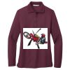 Women's Silk Touch Long Sleeve Polo Thumbnail