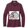 Women's Silk Touch Long Sleeve Polo Thumbnail
