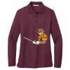 Women's Silk Touch Long Sleeve Polo Thumbnail