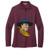 Women's Silk Touch Long Sleeve Polo Thumbnail
