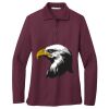 Women's Silk Touch Long Sleeve Polo Thumbnail