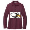 Women's Silk Touch Long Sleeve Polo Thumbnail